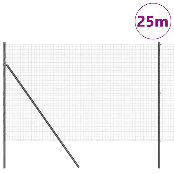Kehitetty liitetty langoittain 25 x 1,6 m PVC-pinnoitettu teräs