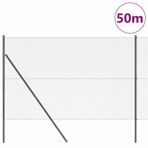 Kehitetty liitetty langoittain 50 x 1,4 m PVC-pinnoitettu teräs