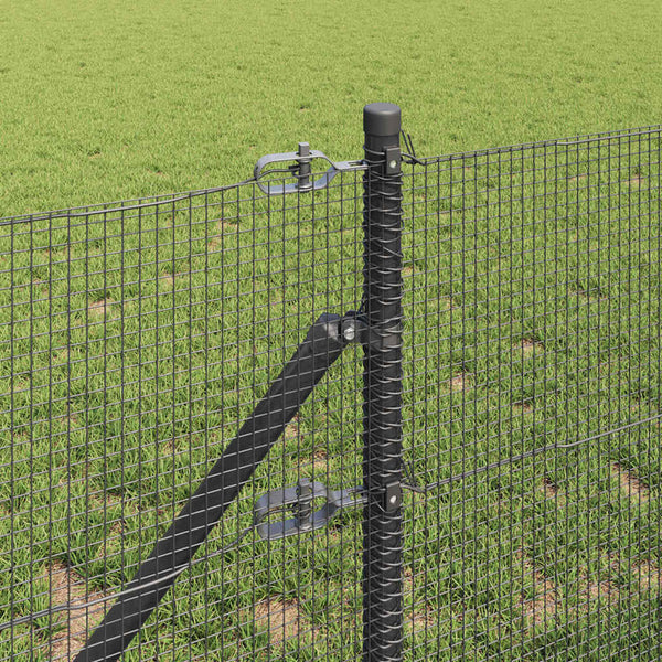 Kehitetty liitetty langoittain 100 x 0,4 m Harmaa Verkko