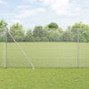 Langoitettu este piikeillä 10 x 1,5 m Galvanoitu teräs Hopea