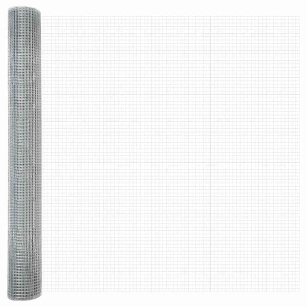 Langoitettu este piikeillä 50 x 1,2 m Galvanoitu teräs Hopea