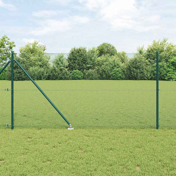 Langoitettu este piikeillä 10 x 1 m PVC-pinnoitettu teräs