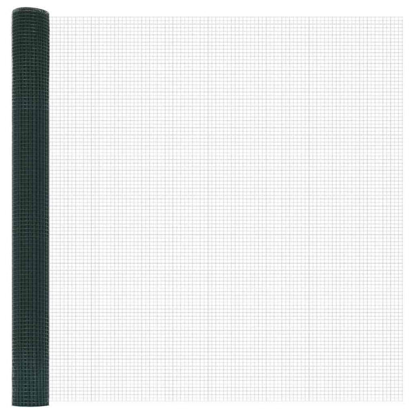 Langoitettu este piikeillä 10 x 1,5 m PVC-pinnoitettu teräs