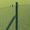 Langoitettu este piikeillä 10 x 1,5 m PVC-pinnoitettu teräs
