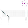 Langoitettu este piikeillä 25 x 0,6 m PVC-pinnoitettu teräs