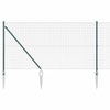 Langoitettu este piikeillä 25 x 1,2 m PVC-pinnoitettu teräs