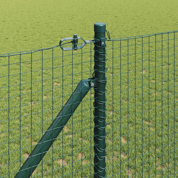 Langoitettu este piikeillä 25 x 1,4 m PVC-pinnoitettu teräs