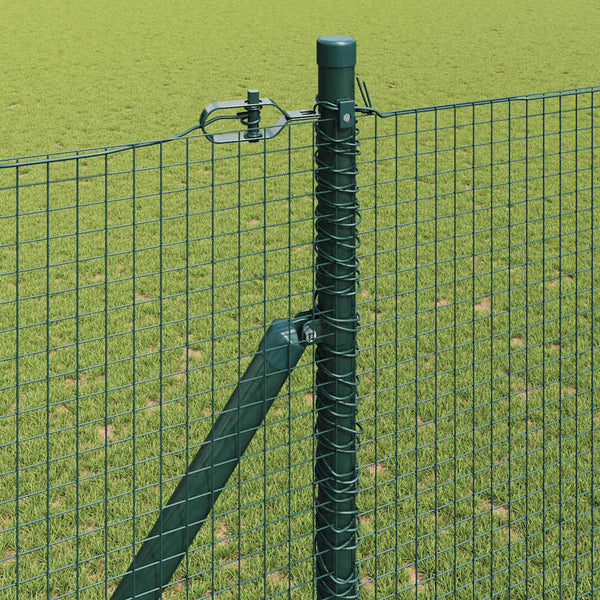 Langoitettu este piikeillä 25 x 1,5 m PVC-pinnoitettu teräs