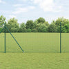 Langoitettu este piikeillä 25 x 1,5 m PVC-pinnoitettu teräs
