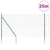 Langoitettu este piikeillä 25 x 1,5 m PVC-pinnoitettu teräs