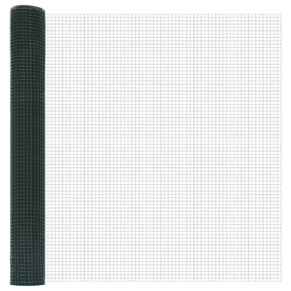 Langoitettu este piikeillä 50 x 1,2 m PVC-pinnoitettu teräs