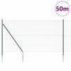 Langoitettu este piikeillä 50 x 1,4 m PVC-pinnoitettu teräs