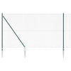 Langoitettu este piikeillä 50 x 1,5 m PVC-pinnoitettu teräs