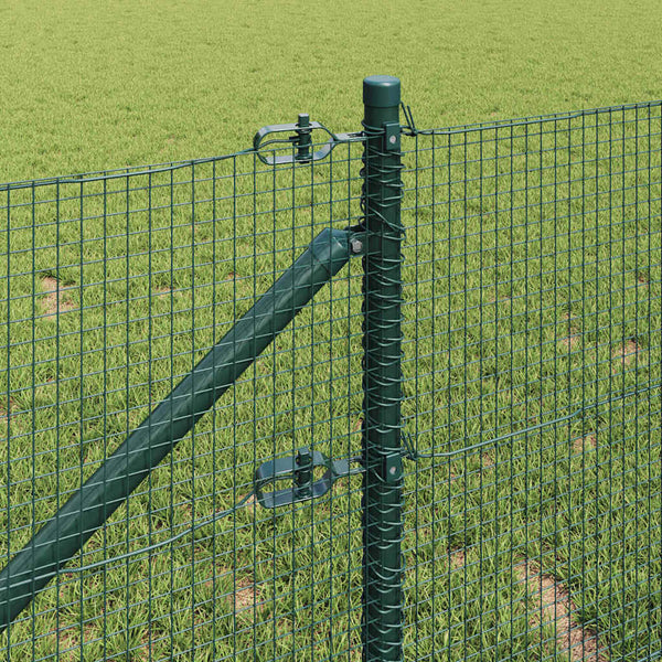 Langoitettu este piikeillä 100 x 0,4 m PVC-pinnoitettu teräs