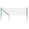 Langoitettu este piikeillä 100 x 0,5 m PVC-pinnoitettu teräs