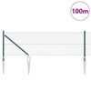 Langoitettu este piikeillä 100 x 0,5 m PVC-pinnoitettu teräs