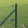 Langoitettu este piikeillä 100 x 0,5 m PVC-pinnoitettu teräs
