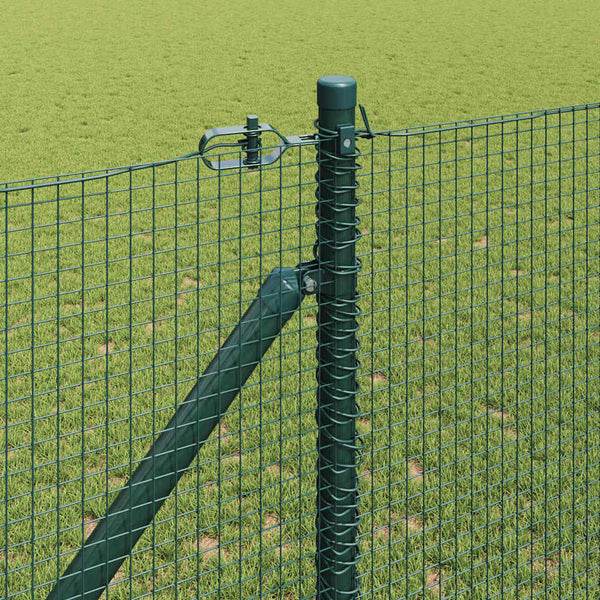 Langoitettu este piikeillä 100 x 1 m PVC-pinnoitettu teräs