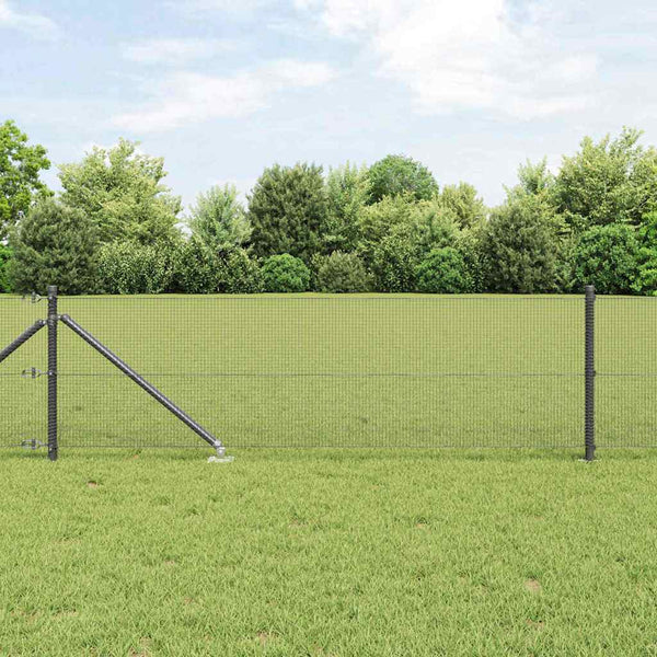 Langoitettu este piikeillä 10 x 0,4 m PVC-pinnoitettu teräs
