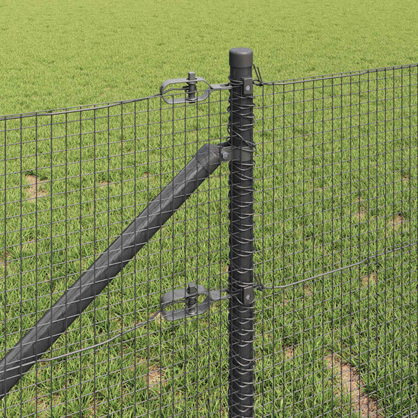 Langoitettu este piikeillä 10 x 0,6 m PVC-pinnoitettu teräs