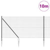 Langoitettu este piikeillä 10 x 1,4 m PVC-pinnoitettu teräs