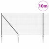 Langoitettu este piikeillä 10 x 1,4 m PVC-pinnoitettu teräs