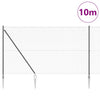 Langoitettu este piikeillä 12 x 1,5 m PVC-pinnoitettu teräs