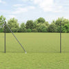 Langoitettu este piikeillä 10 x 1,6 m PVC-pinnoitettu teräs