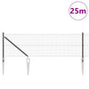 Langoitettu este piikeillä 25 x 0,4 m PVC-pinnoitettu teräs