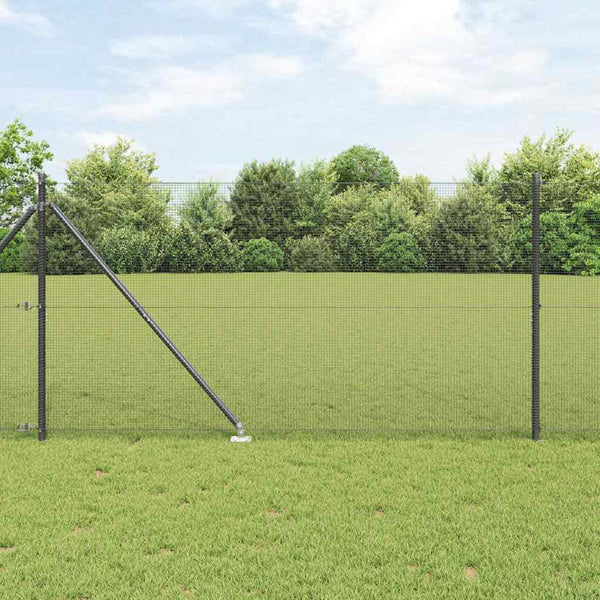 Langoitettu este piikeillä 25 x 1,2 m PVC-pinnoitettu teräs