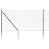 Langoitettu este piikeillä 25 x 1,2 m PVC-pinnoitettu teräs
