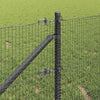 Langoitettu este piikeillä 100 x 0,5 m PVC-pinnoitettu teräs