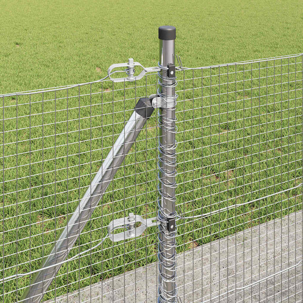 Hitsattu metalliverkkoaita betoni-juurella 10 x 0,4 m Hopea
