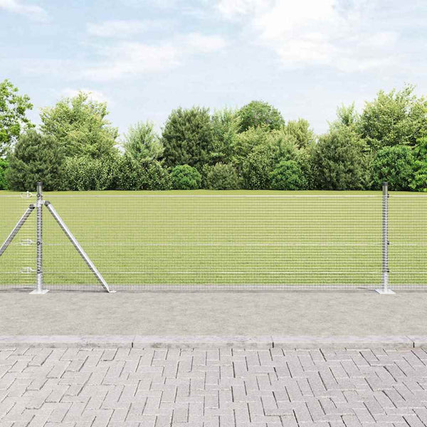 Hitsattu metalliverkkoaita betoni-juurella 10 x 0,5 m Hopea