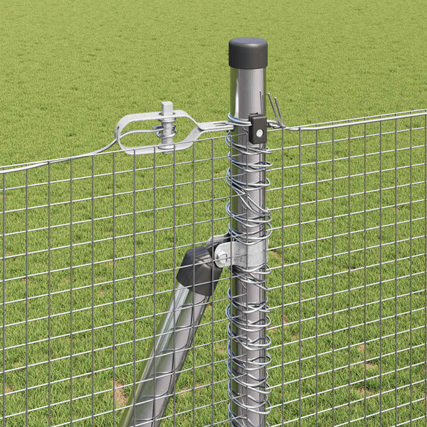 Hitsattu metalliverkkoaita betoni-juurella 10 x 1,5 m Hopea