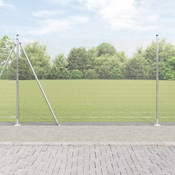 Hitsattu metalliverkkoaita betoni-juurella 10 x 1,6 m Hopea