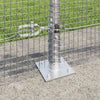 Hitsattu metalliverkkoaita betoni-juurella 25 x 0,4 m Hopea
