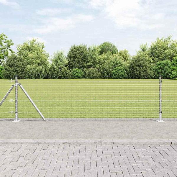 Hitsattu metalliverkkoaita betoni-juurella 25 x 0,5 m Hopea