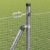 Hitsattu metalliverkkoaita betoni-juurella 25 x 0,8 m Hopea