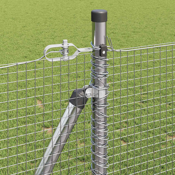 Hitsattu metalliverkkoaita betoni-juurella 25 x 0,8 m Hopea