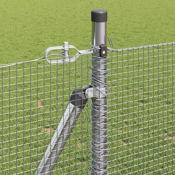 Hitsattu metalliverkkoaita betoni-juurella 25 x 1 m Hopea