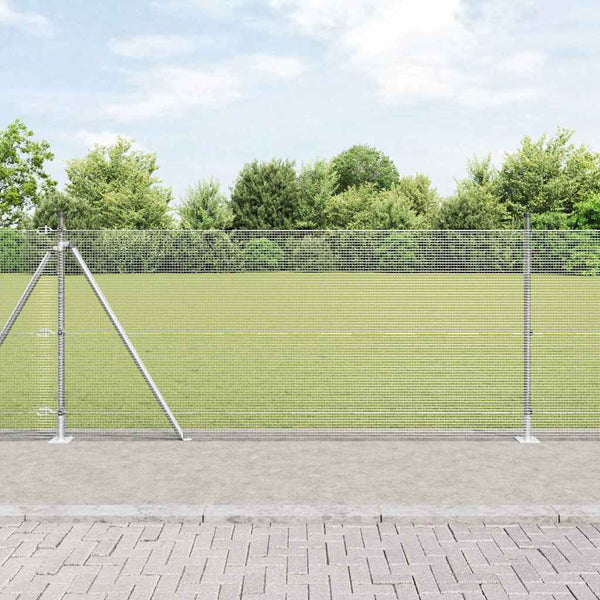 Hitsattu metalliverkkoaita betoni-juurella 25 x 1 m Hopea