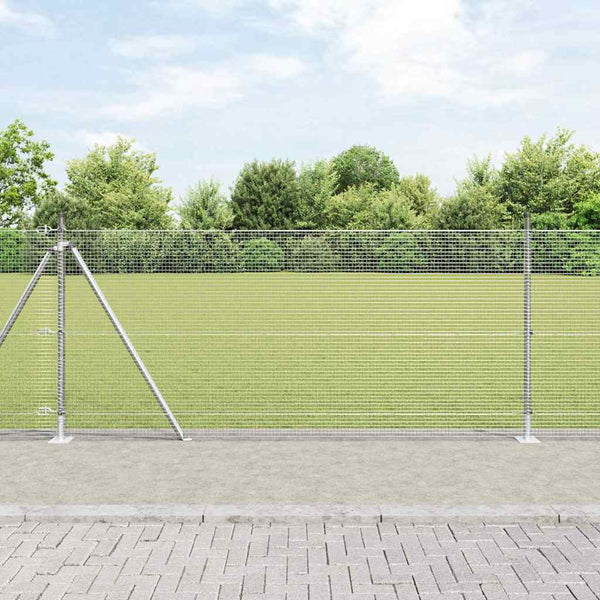 Hitsattu metalliverkkoaita betoni-juurella 25 x 1 m Hopea
