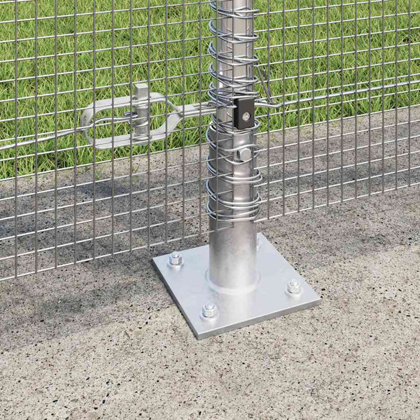 Hitsattu metalliverkkoaita betoni-juurella 25 x 1,2 m Hopea