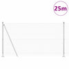Hitsattu metalliverkkoaita betoni-juurella 25 x 1,2 m Hopea