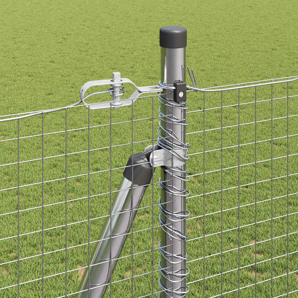 Hitsattu metalliverkkoaita betoni-juurella 25 x 1,5 m Hopea