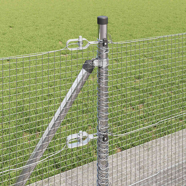 Hitsattu metalliverkkoaita betoni-juurella 50 x 0,6 m Hopea