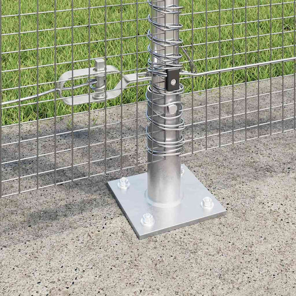 Hitsattu metalliverkkoaita betoni-juurella 50 x 1,2 m Hopea