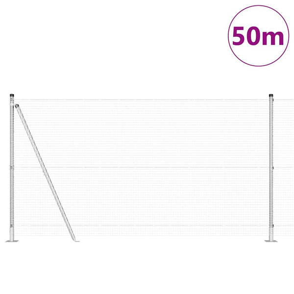 Hitsattu metalliverkkoaita betoni-juurella 50 x 1,2 m Hopea