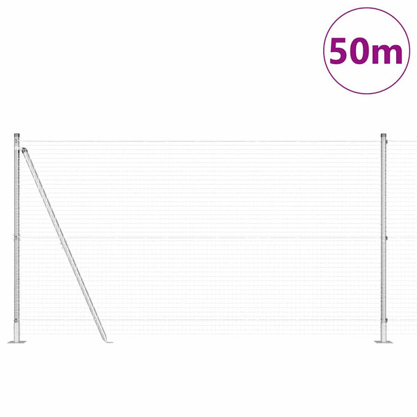 Hitsattu metalliverkkoaita betoni-juurella 50 x 1,2 m Hopea